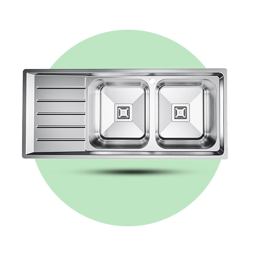 سینک دو لگن