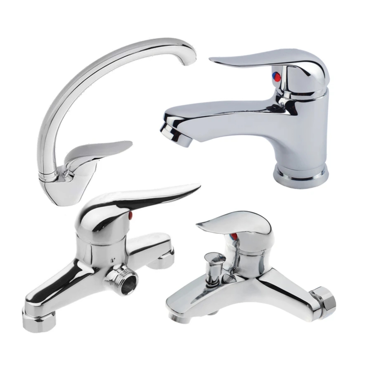 ست ۴ تکه شیرآلات طراوش استاندارد مدل ESP-01